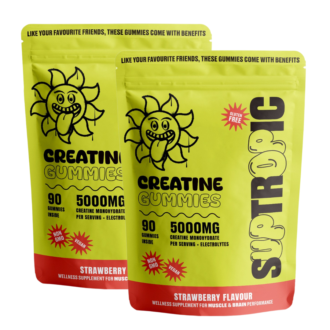 Creatine Gummies + Electrolytes | 5000mg, 30+ days, Strawberry