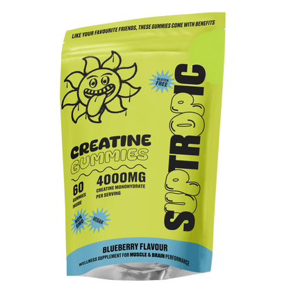 Suptropic Creatine Gummies - blueberry transparent