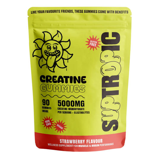 Creatine Gummies + Electrolytes | 5000mg, 30+ days, Strawberry